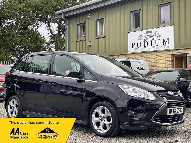 Black Used 2014 Ford Grand C-Max Zetec MPV | £3,990 (Fair price) - Image 1/3