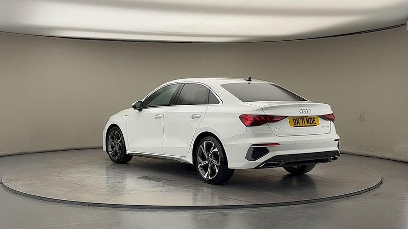 Used Audi A3 S-Line 110 HP (80 kW) 2021 Ibis white Sedan