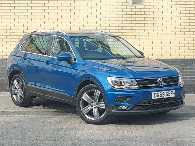 Blue Used 2019 VW Tiguan Match SUV | £17,798 (Good price) - Image 1/4