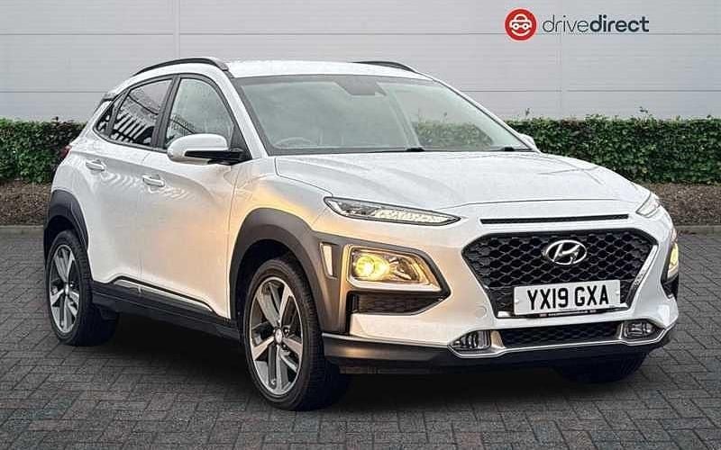 Used Hyundai Kona Premium 120 HP (88 kW) 2019 White SUV