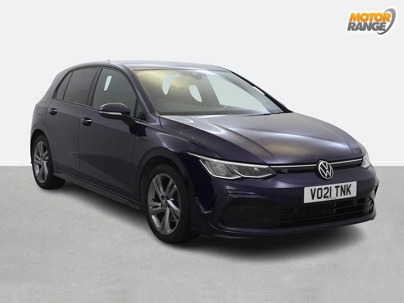 Used VW Golf VII R-line 150 HP (110 kW) 2021 Blue Hatchback