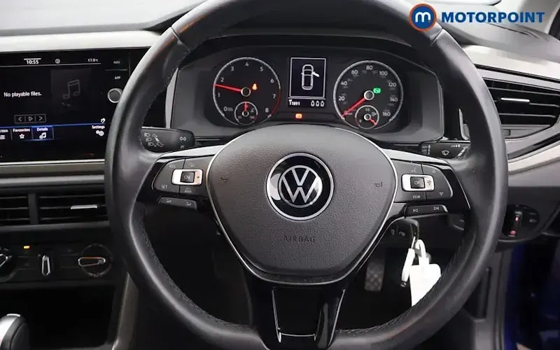 Used VW Polo Match 95 HP (69 kW) 2021 Blue Hatchback