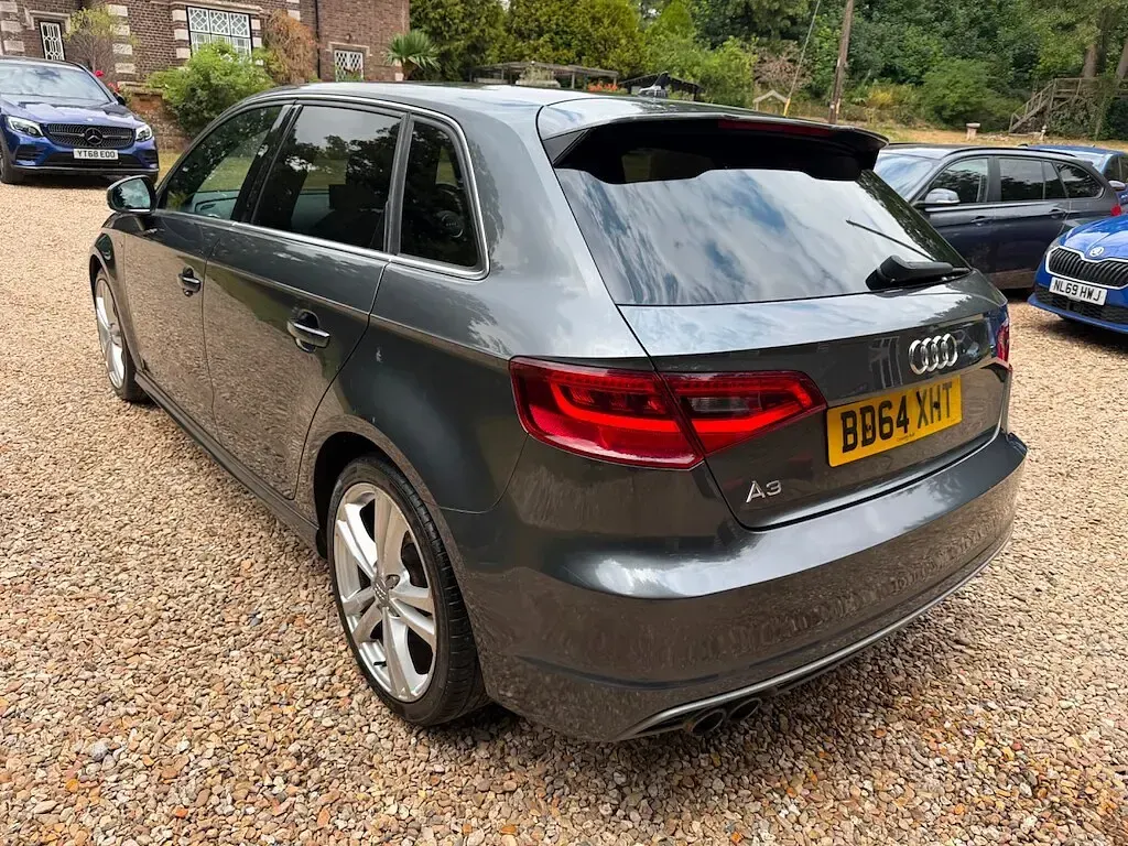 Used Audi A3 S-Line 150 HP (110 kW) 2014 Grey Hatchback