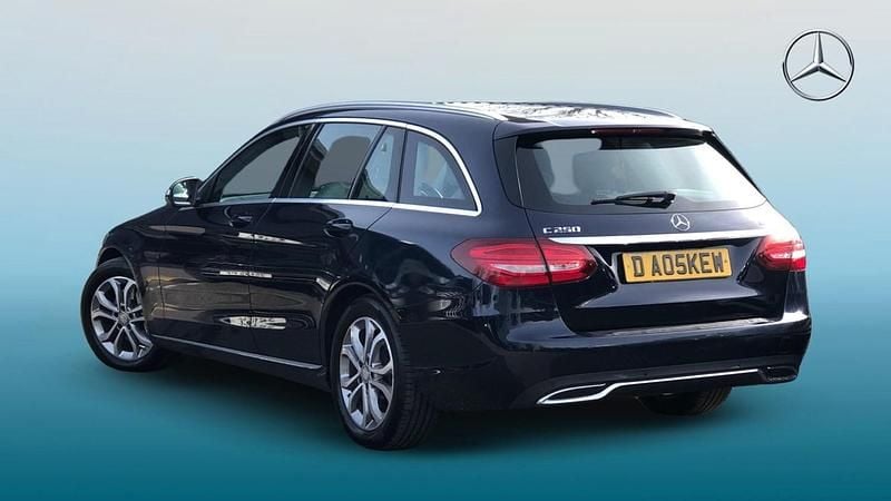 Used Mercedes C250 2015 Blue Estate
