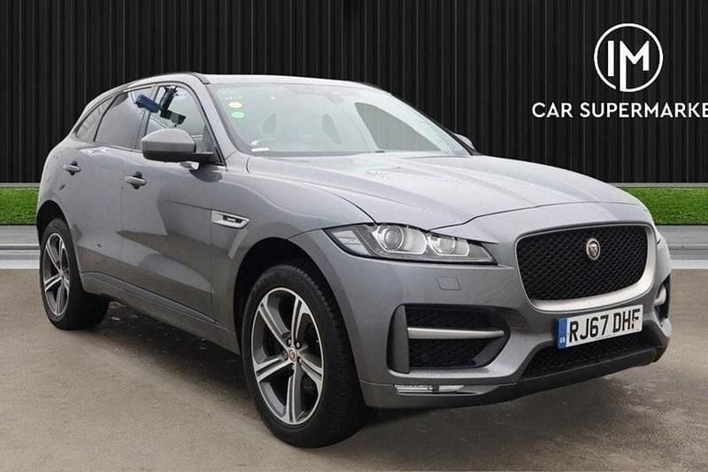 Grey Used 2018 Jaguar F-Pace R-Sport SUV | £14,385 (Super price) - Image 1/1