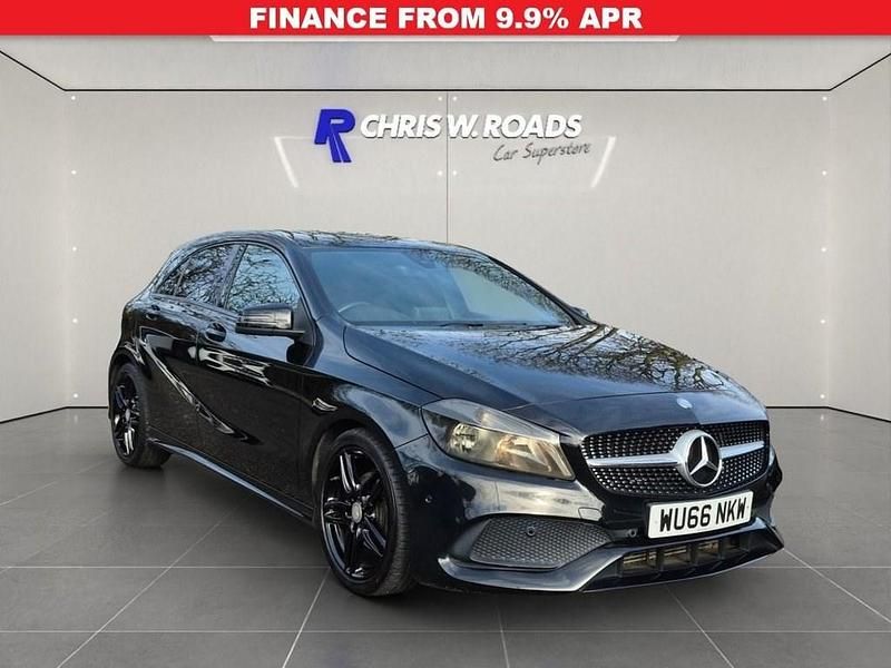 Used Mercedes A200 AMG line 136 HP (100 kW) 2016 Black Hatchback