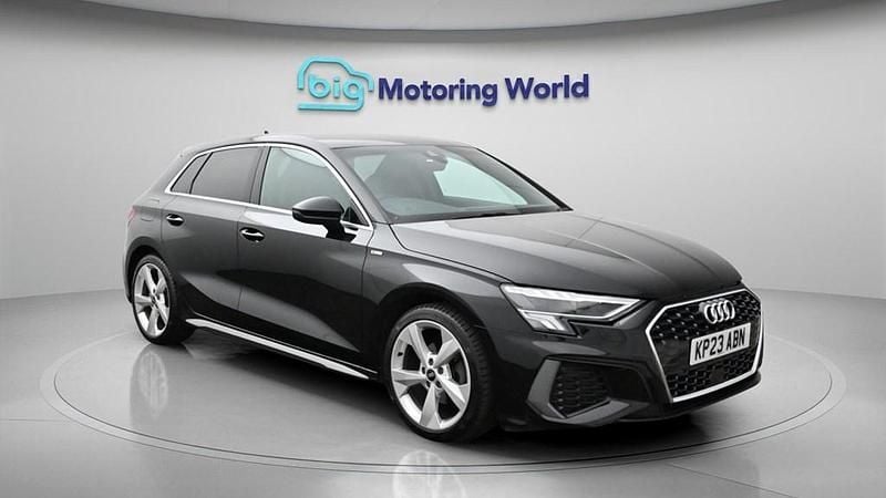 Used Audi A3 Sportback S-Line 150 HP (110 kW) 2023 Black Hatchback