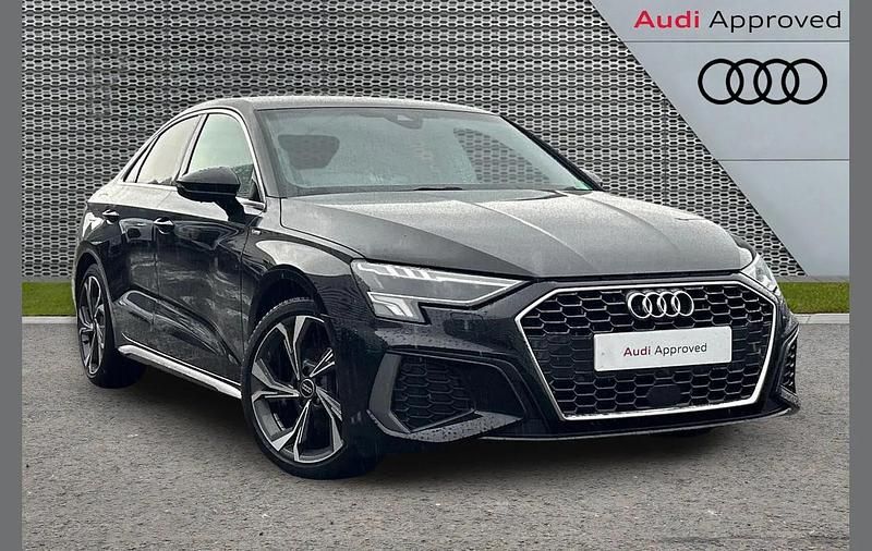 Black Used 2023 Audi A3 S-Line Sedan | £24,994 (Fair price) - Image 1/4