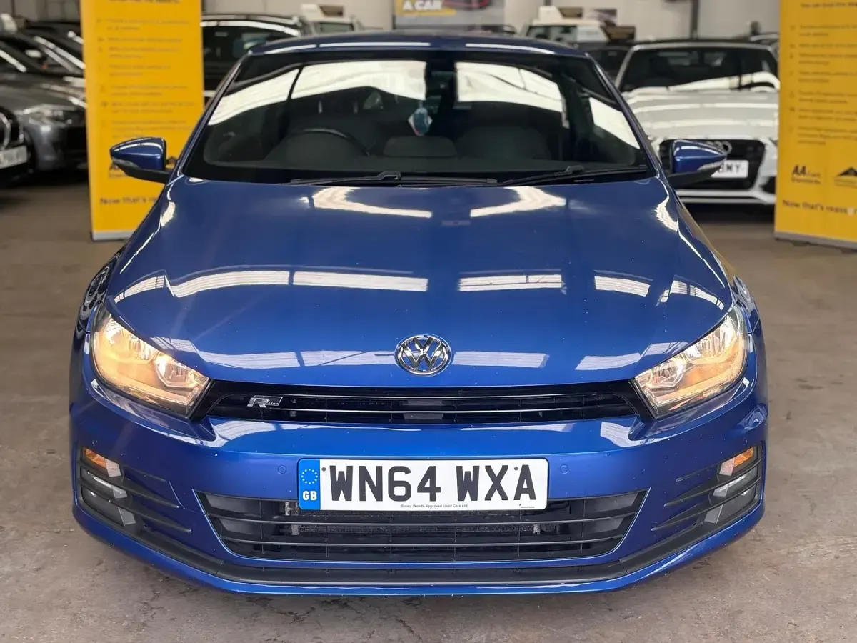 Used VW Scirocco R-line 184 HP (135 kW) 2014 Blue Coupe