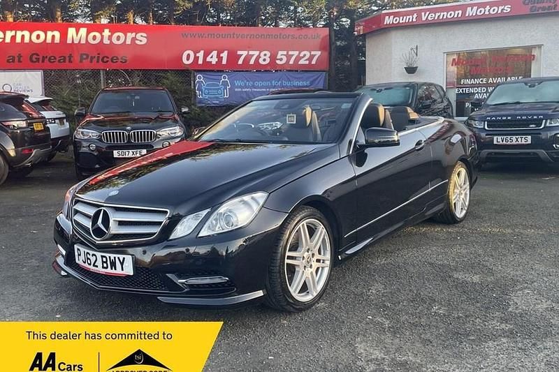 Black Used 2012 Mercedes E220 Cabriolet | £7,495 (Fair price) - Image 1/1