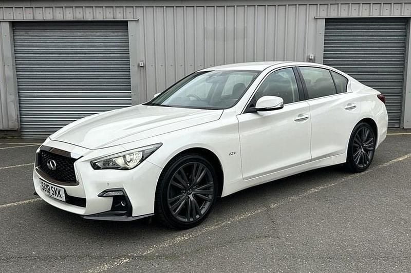 Used Infiniti Q50 Sport Tech 170 HP (125 kW) 2018 White Sedan