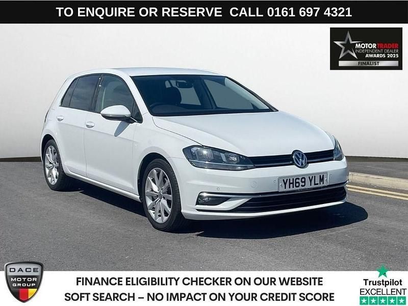 White Used 2019 VW Golf VII GT Hatchback | £9,970 (Fair price) - Image 1/3