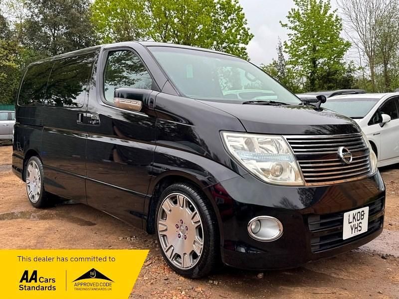 Used Nissan Elgrand 2008 Black MPV