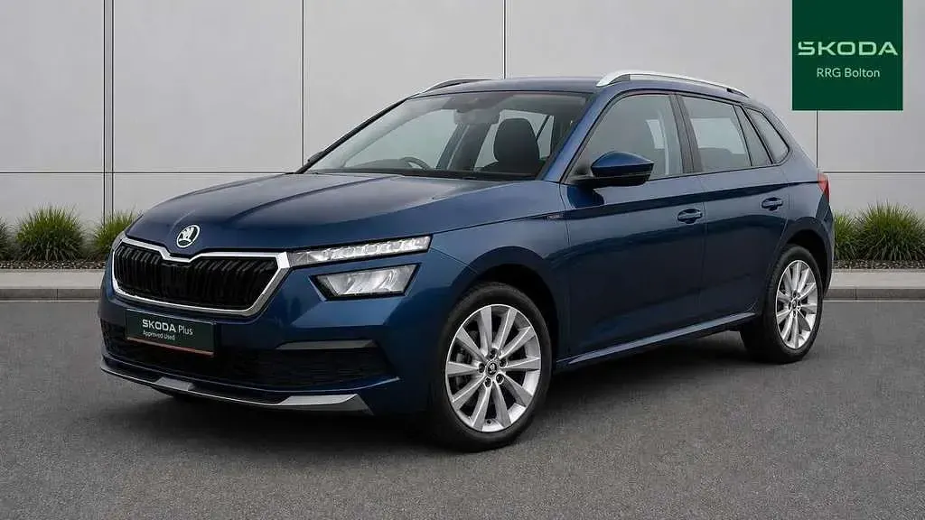 Used Skoda Kamiq SE 94 HP (69 kW) 2021 Petrol blue metallic SUV