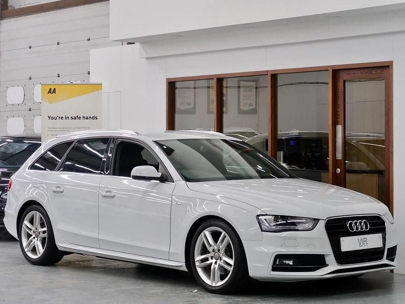 White Used 2013 Audi A4 S-Line Estate | £10,995 (A bit pricey) - Image 1/4