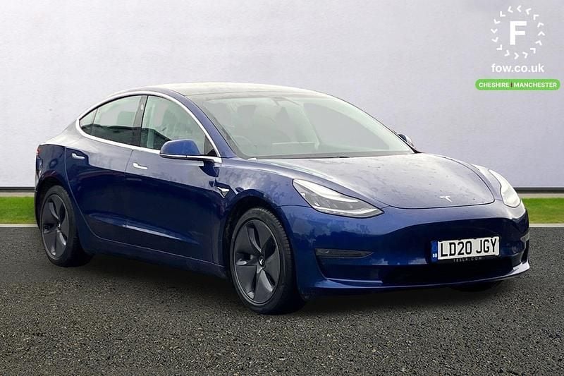 Blue Used 2020 Tesla Model 3 Long Range AWD Sedan | £17,499 (Good price) - Image 1/4