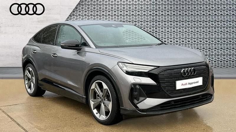 Grey Used 2024 Audi Q4 e-tron Black Edition SUV | £35,026 (Fair price) - Image 1/4