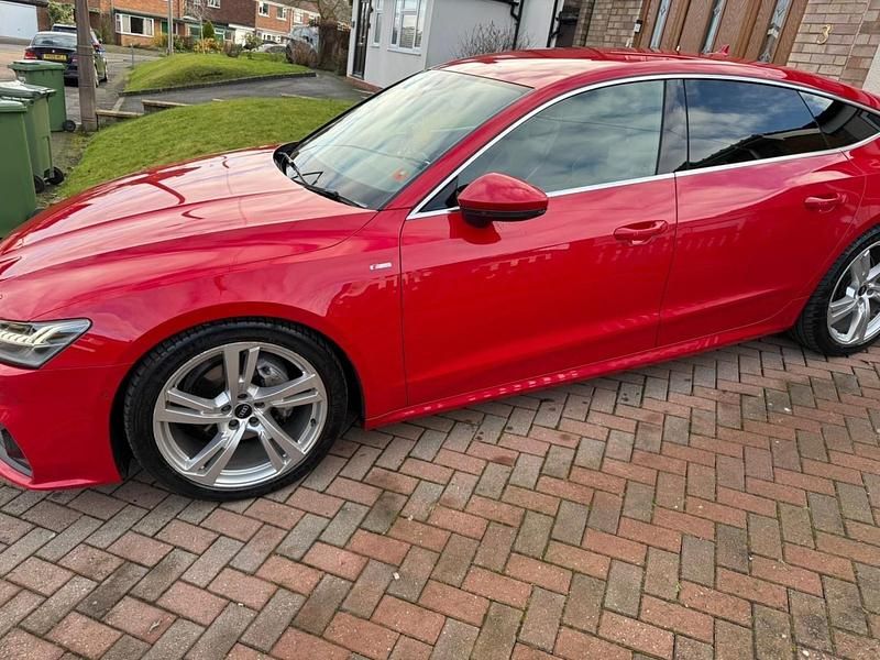 Used Audi A7 Sportback S-Line 204 HP (150 kW) 2020 Red Hatchback