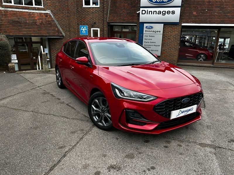Red Used 2024 Ford Focus ST-Line Hatchback | £17,500 (Fair price) - Image 1/4