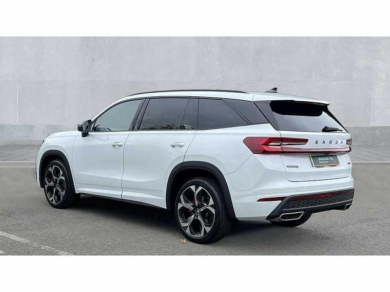New Skoda Kodiaq vRS 265 HP (194 kW) 2025 Moon white metallic SUV