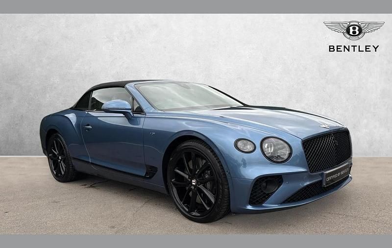 Used Bentley Continental GT Convertible 542 HP (398 kW) 2020 Blue Cabriolet