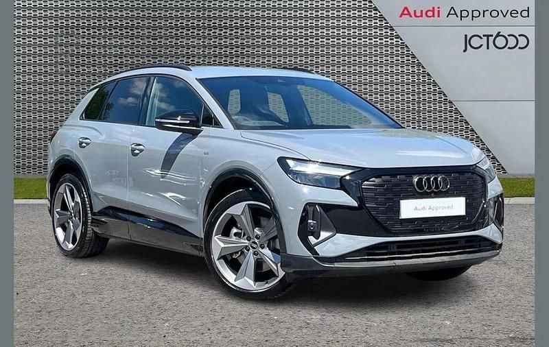 Grey Used 2025 Audi Q4 e-tron Black Edition SUV | £37,500 (Fair price) - Image 1/4