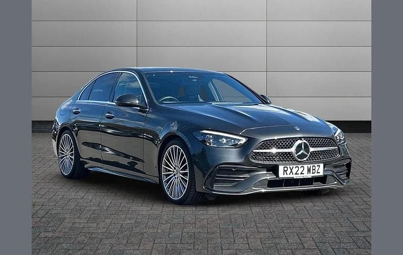 Grey Used 2022 Mercedes C200 AMG Line Premium Sedan | £29,995 (Fair price) - Image 1/4