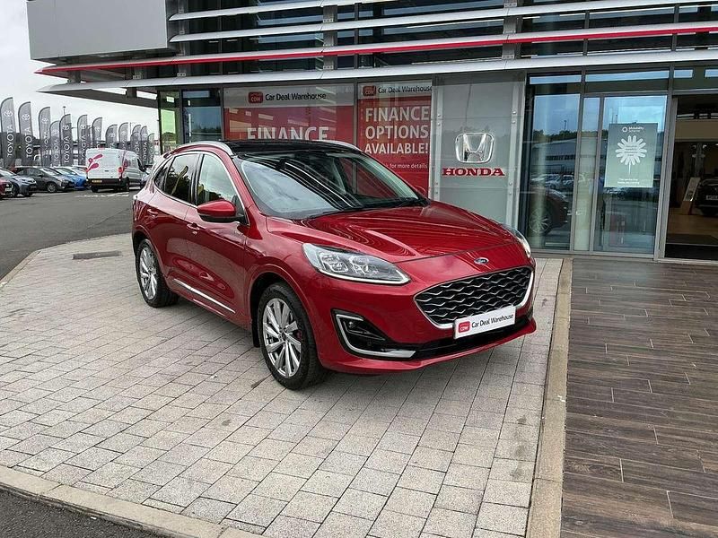Red Used 2021 Ford Kuga Vignale SUV | £21,499 (A bit pricey) - Image 1/4
