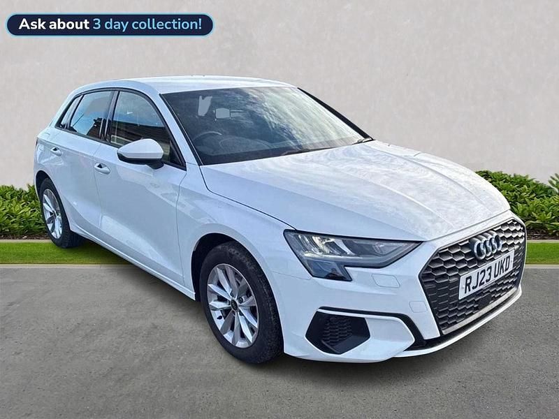Used Audi A3 Advanced 108 HP (79 kW) 2023 White Sedan