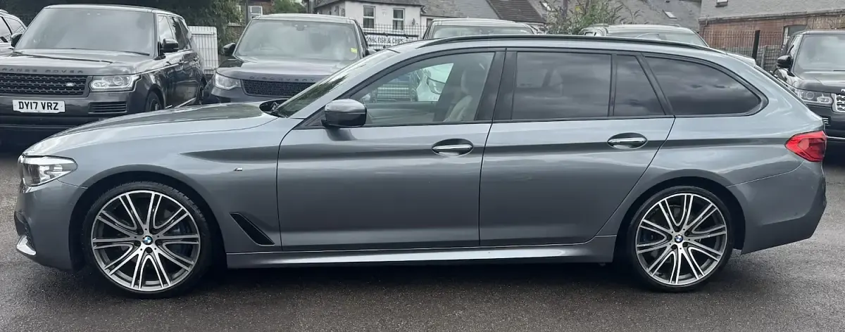 Used BMW 530 M Sport 265 HP (194 kW) 2018 Blue Estate