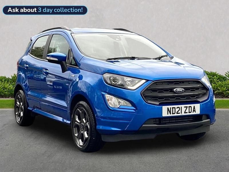 Blue Used 2021 Ford Ecosport ST-Line SUV | £12,659 (Fair price) - Image 1/4