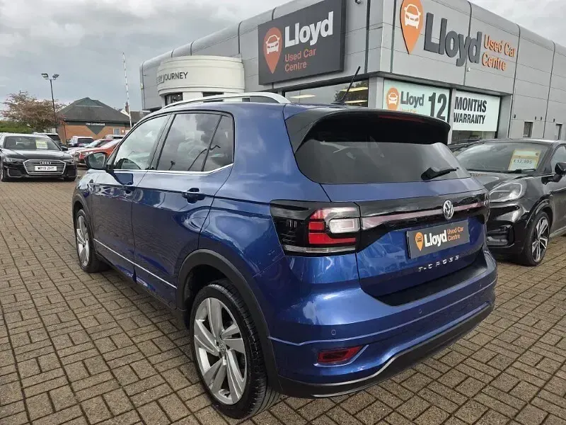 Used VW T-Cross R-line 115 HP (84 kW) 2019 Blue SUV