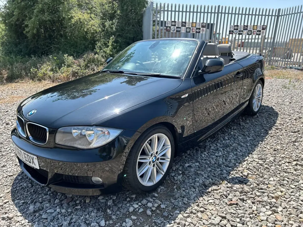Used BMW 118 Cabriolet M Sport 2010 Black Cabriolet