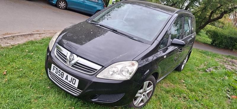 Used Vauxhall Zafira 115 HP (84 kW) 2009 Black MPV
