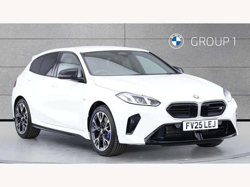White Used 2025 BMW M135 Comfort Edition Hatchback | £35,990 (Expensive) - Image 1/4
