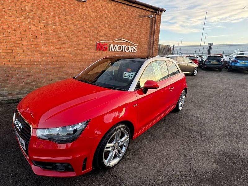 Red Used 2013 Audi A1 S-Line Hatchback | £5,795 (Good price) - Image 1/4