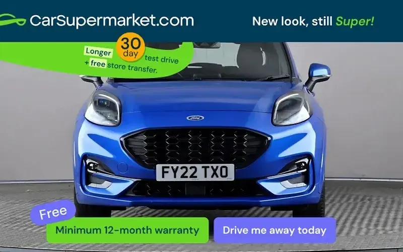 Używany Ford Puma ST-Line 125 KM (91 kW) 2022 Niebieski SUV