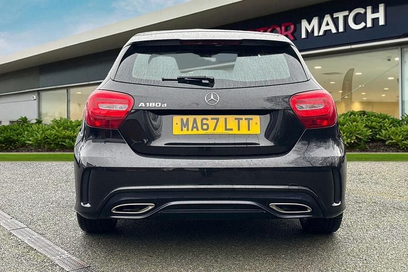 Used Mercedes A180 AMG line 2017 Black Hatchback