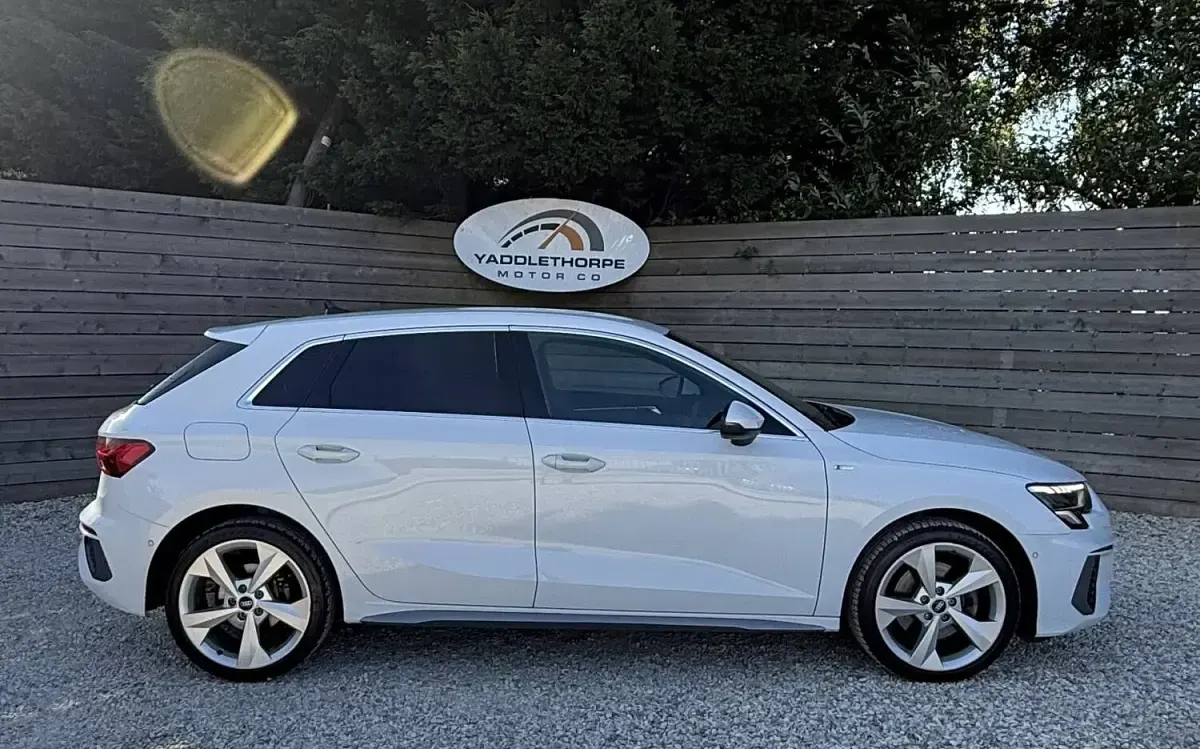 Used Audi A3 e-tron S-Line 2021 White Hatchback