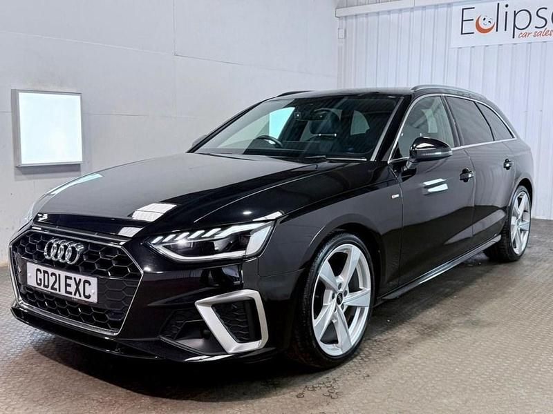 Used Audi A4 S-Line 163 HP (119 kW) 2021 Black Estate