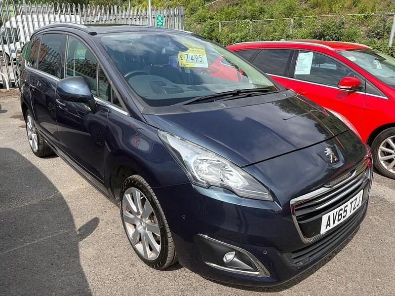 Blue Used 2016 Peugeot 5008 Allure MPV | £7,490 (Fair price) - Image 1/4