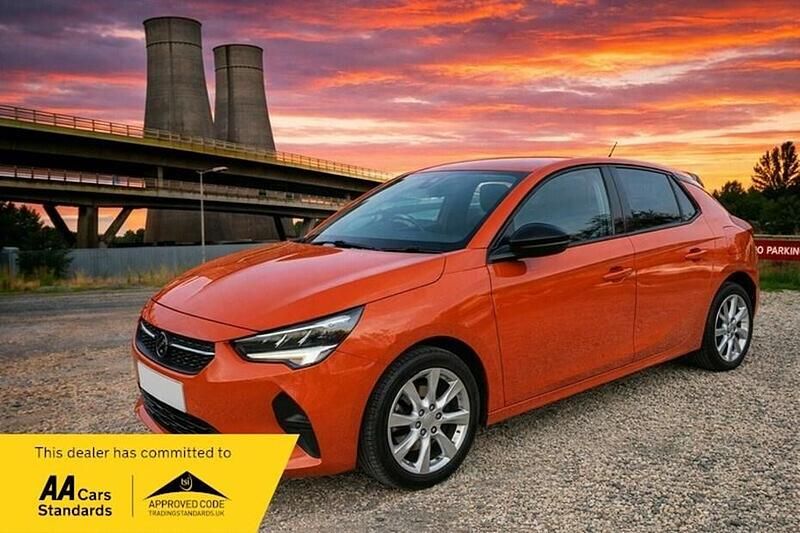 Used Vauxhall Corsa 102 HP (75 kW) 2021 Orange Hatchback