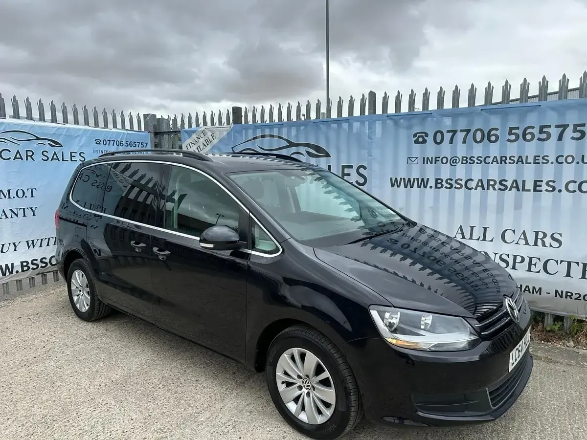 Used VW Sharan SE 140 HP (102 kW) 2014 Black MPV
