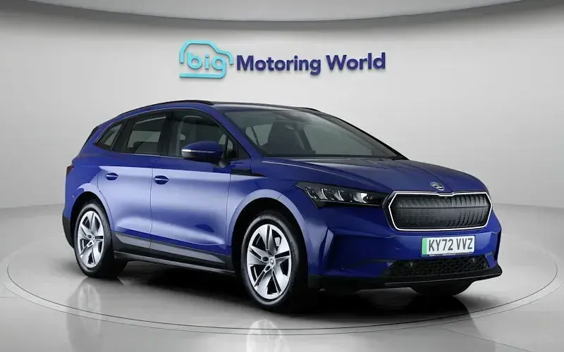 Used Skoda Enyaq iV ecoSuite 150 kW (204 HP) 2022 Blue SUV