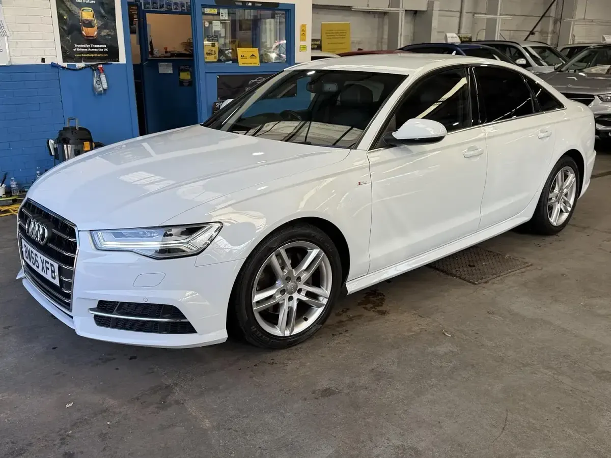 Used Audi A6 S-Line 190 HP (139 kW) 2016 White Sedan