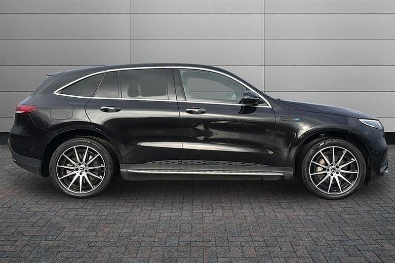 Used Mercedes EQC400 AMG line 300 kW (408 HP) 2023 Obsidian black SUV