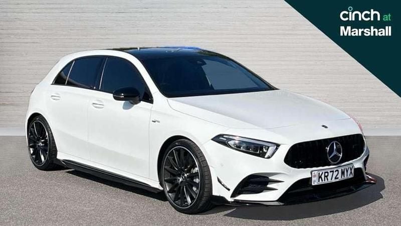 White Used 2023 Mercedes A35 AMG Premium Plus Hatchback | £33,400 (Fair price) - Image 1/4