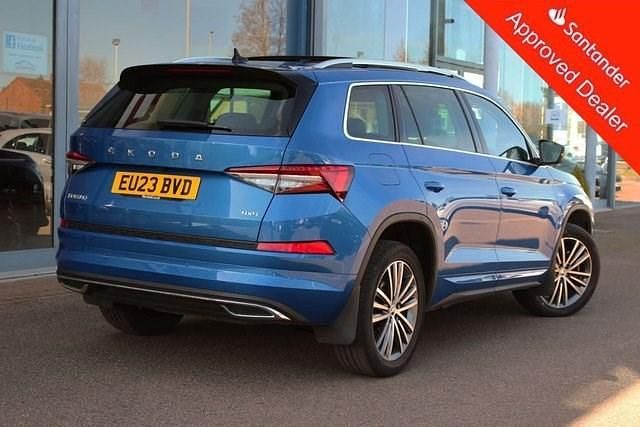 Used Skoda Kodiaq LAURIN & KLEMENT 190 HP (139 kW) 2023 Blue SUV