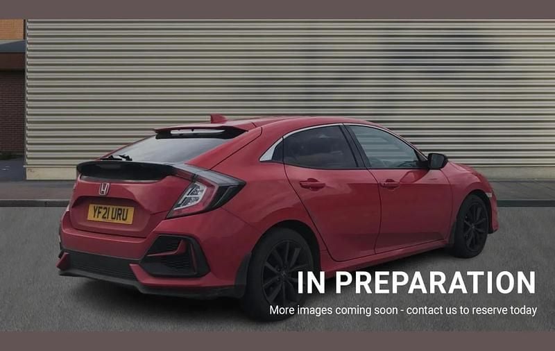 Used Honda Civic EX 126 HP (92 kW) 2021 Red Hatchback
