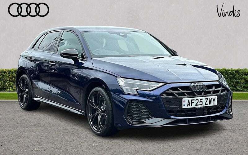 Used 2025 Audi A3 Sportback e-tron Black Edition Sedan | £38,900 - Image 1/4